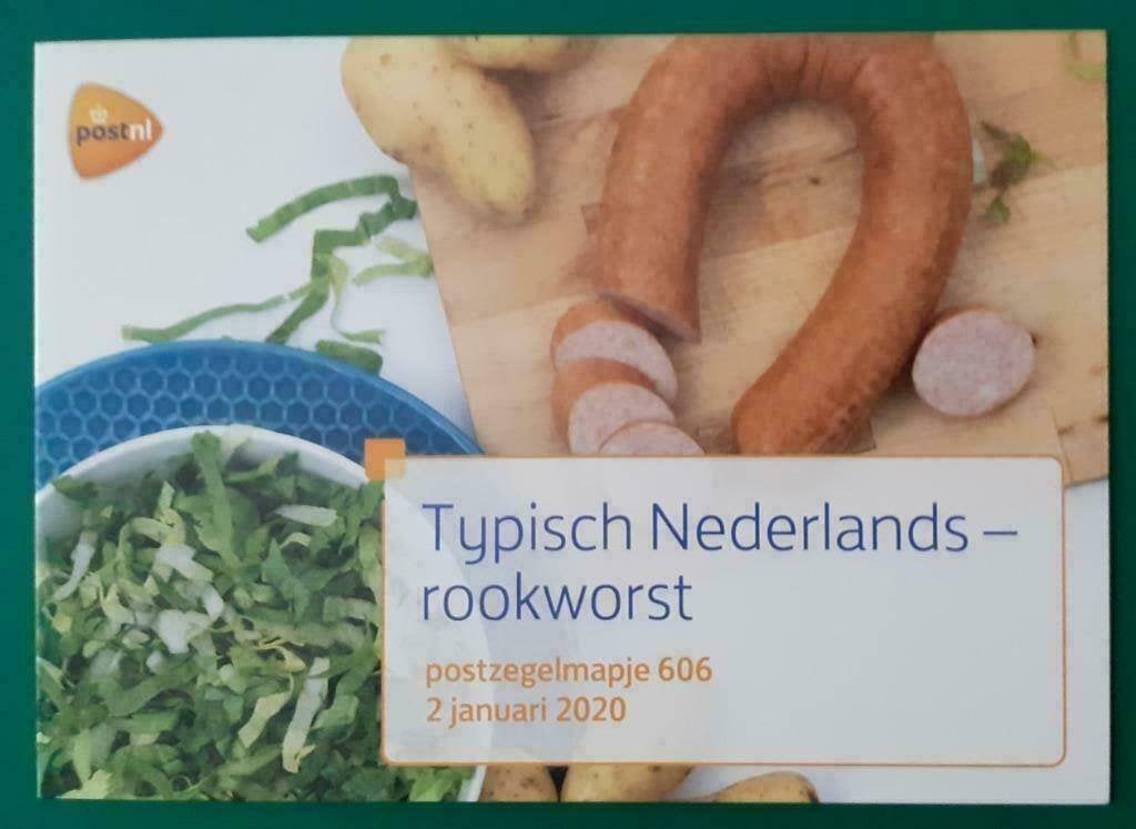 Postzegelmapje 606 - Typisch NL Rookworst, Verzenden, Na 1940, Postfris