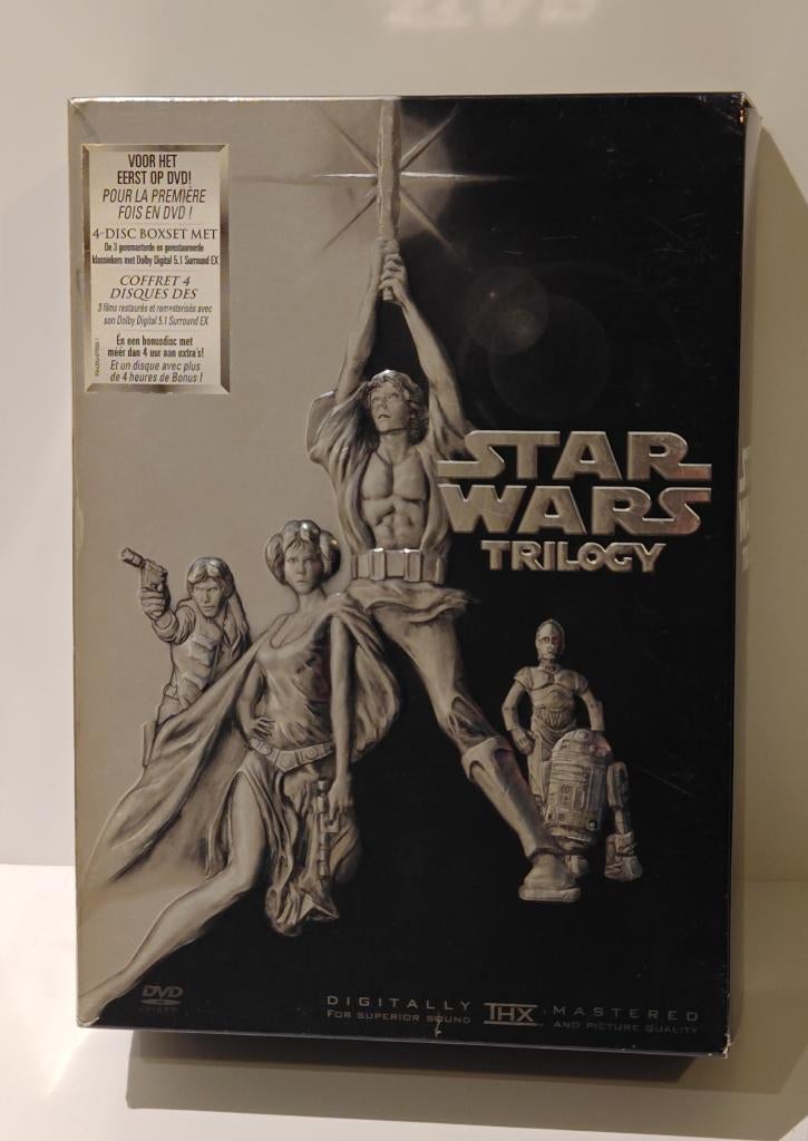 Star Wars Trilogy saga 4‑DVD Boxset Luke Darth Vader Lucas, Ophalen of Verzenden, Zo goed als nieuw, Overige typen