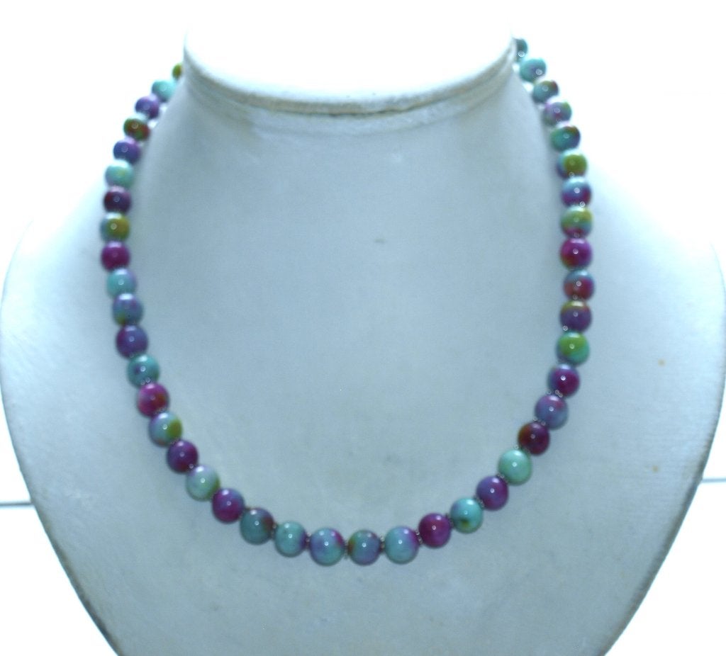 Kleurrijke kralenketting - Uniek en stijlvol, Ophalen of Verzenden, Nieuw, Overige kleuren, Steen of Mineraal