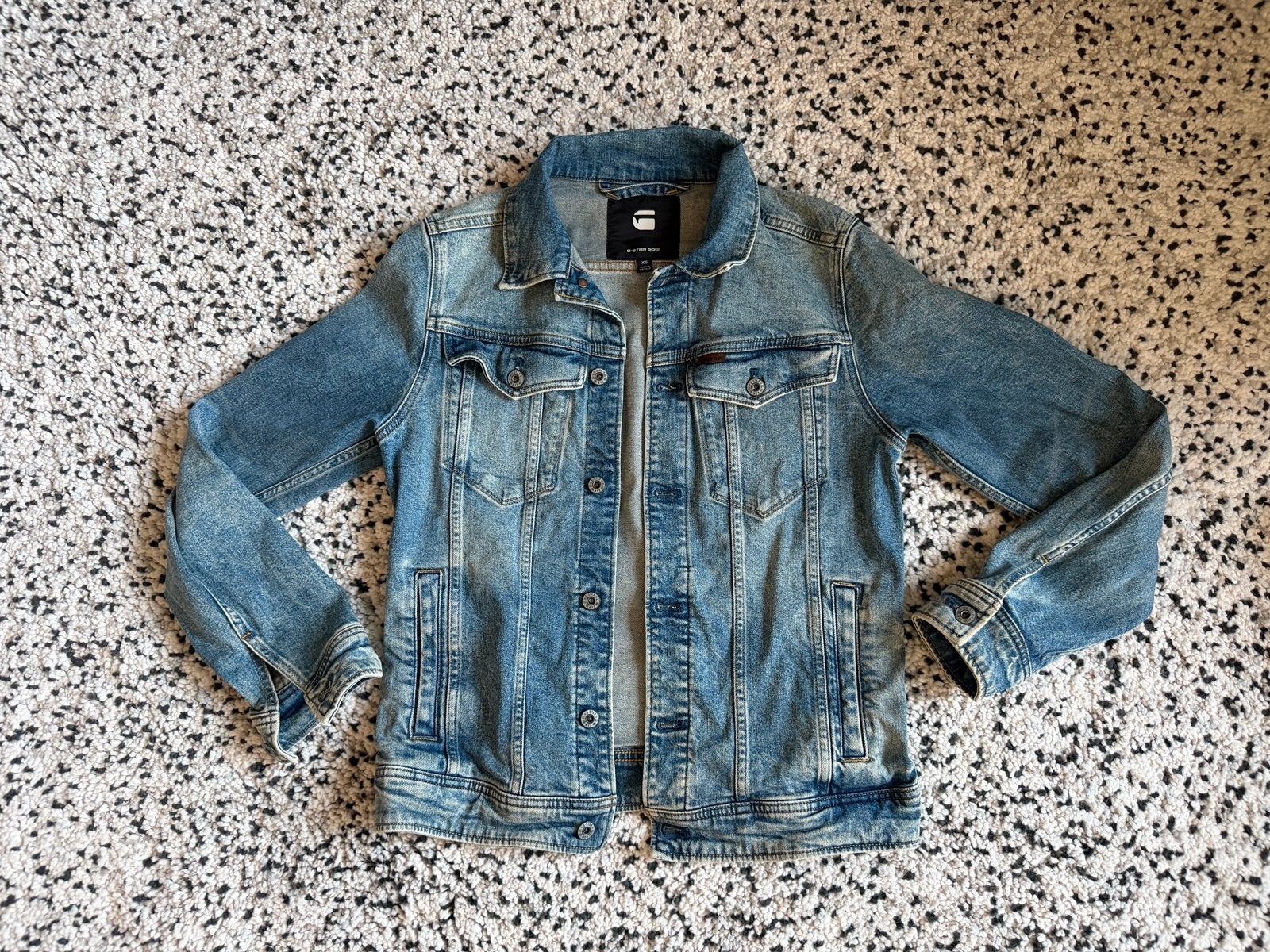 G-star denim jacket size xs, Ophalen of Verzenden, Zo goed als nieuw, Maat 46 (S) of kleiner, Blauw