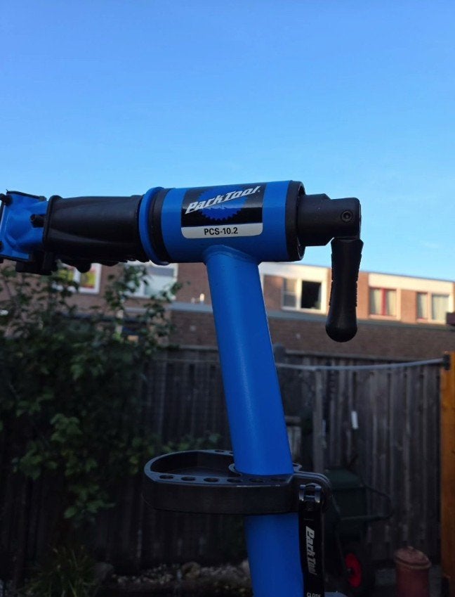 Park Tool PCS-10.2 Montagestandaard met borgbout, Fietsen en Brommers, Ophalen, Zo goed als nieuw, Park-Tool