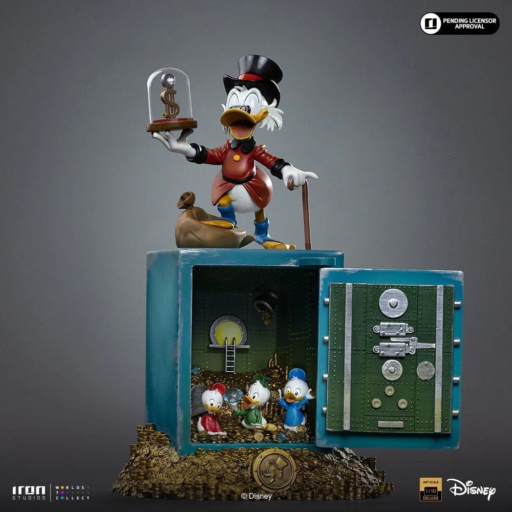 Iron Studios Duck Tales Uncle Scrooge McDuck and Nephews, Verzamelen, Disney, Nieuw, Donald Duck, Info@ironstudios.com, Freguesia de Custódias