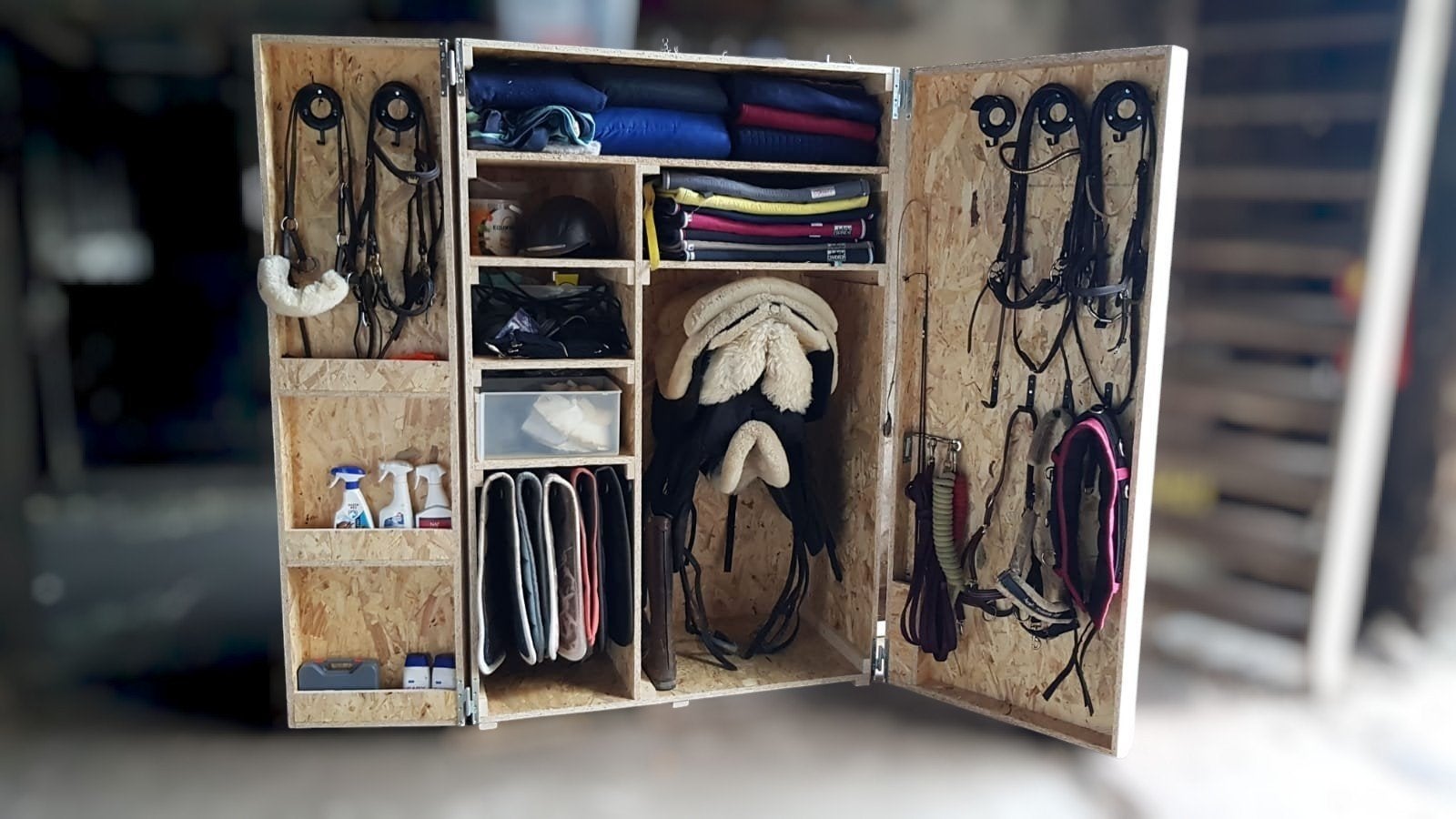 Zadelkast | Wood & Play | 180 x 120 x 71,5, Ophalen of Verzenden, Gebruikt