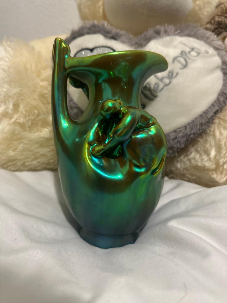 Vintage Zsolnay Eosin Glaze Vase Hungarian, Ophalen
