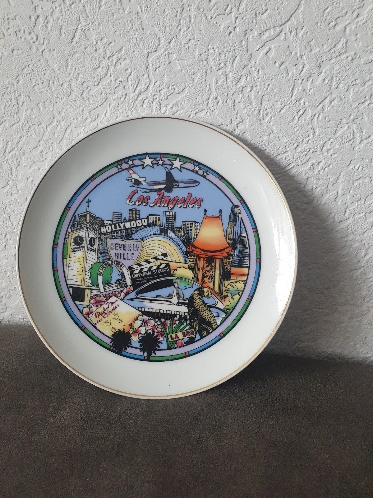 Los Angeles souvenir, Ophalen of Verzenden, Zo goed als nieuw, Overige stijlen, Bord(en)