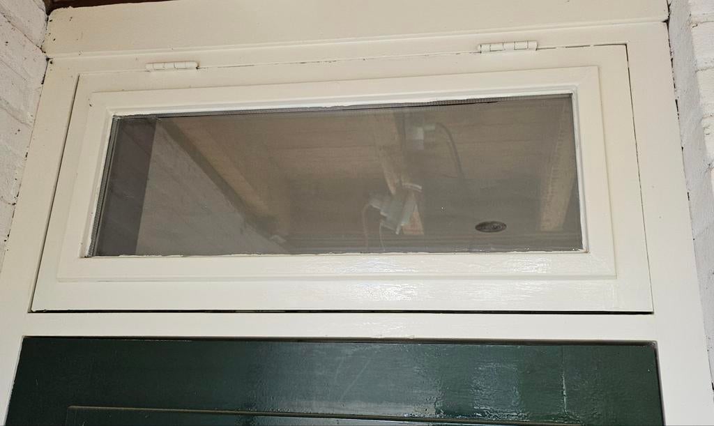 Bovenlicht klepraam HR++ glas hardhout, Raamkozijn, Minder dan 75 cm, Inclusief glas, Hout