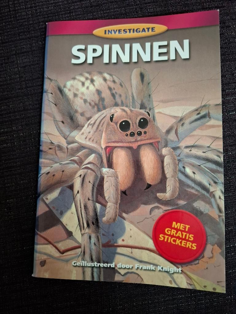 Informatief boekje over spinnen, Ophalen, Zo goed als nieuw