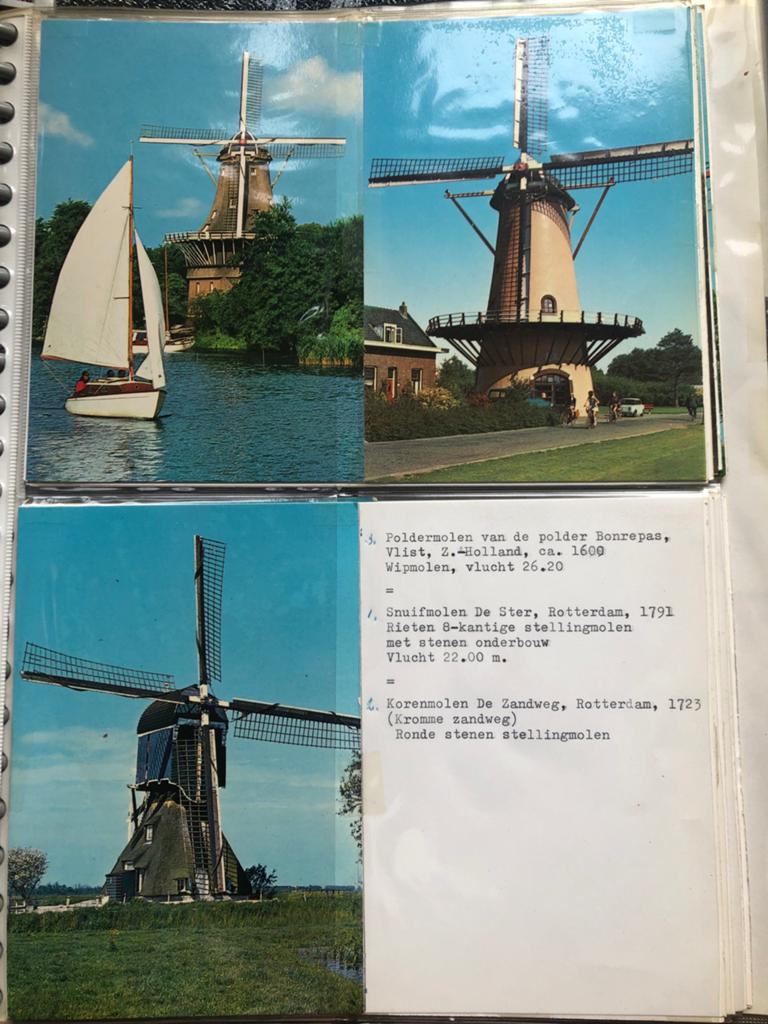 Oude Ansichtkaartenalbum Molens Nederland, Ophalen of Verzenden, Voor 1920