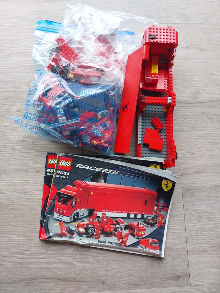 3 verschillende LEGO sets: Racers, Creator en Maersk Line, Gebruikt, Overige thema's, Lego, Ophalen of Verzenden