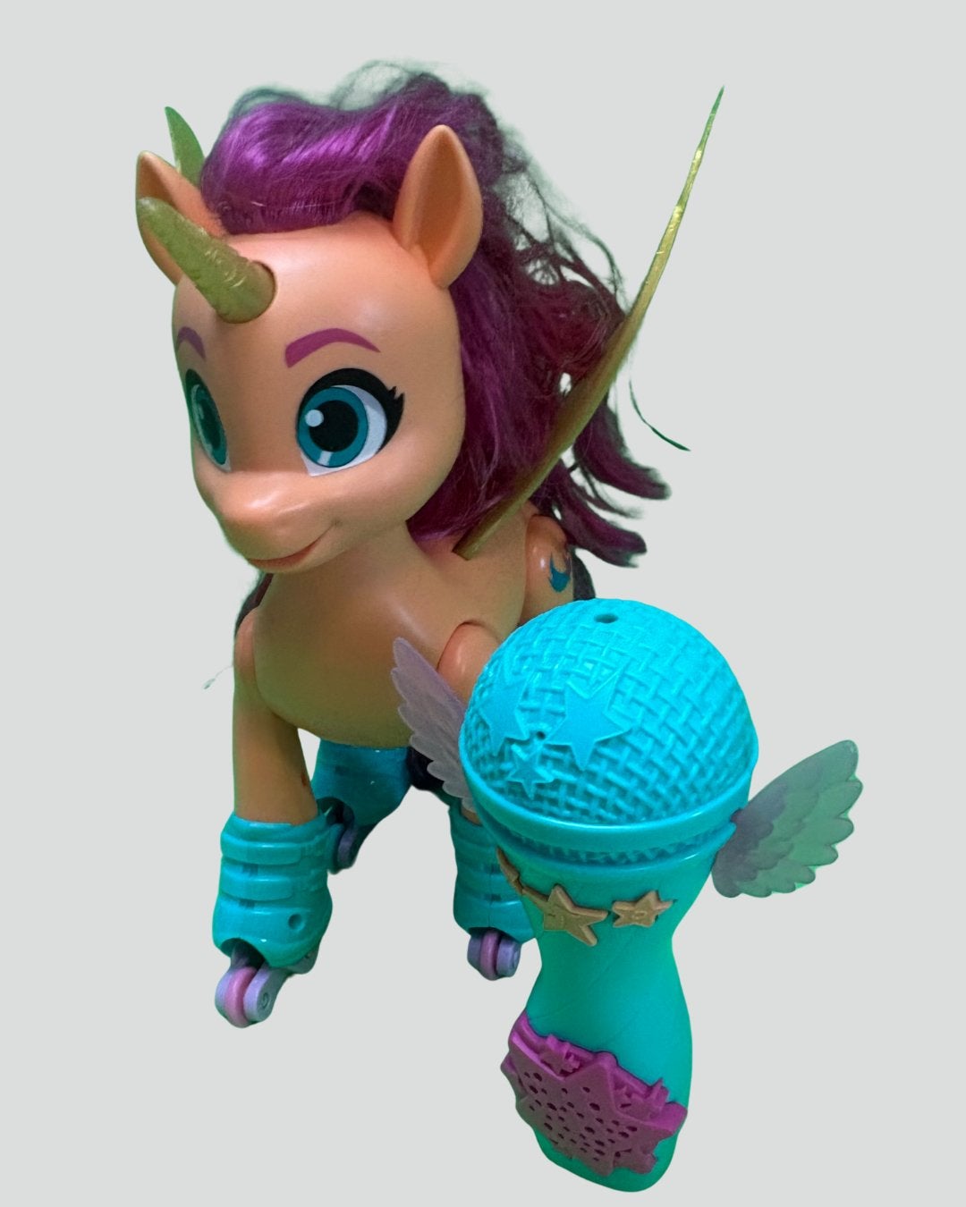 Dansende Sunny Starscout My Little Pony met microfoon, Ophalen of Verzenden, Gebruikt