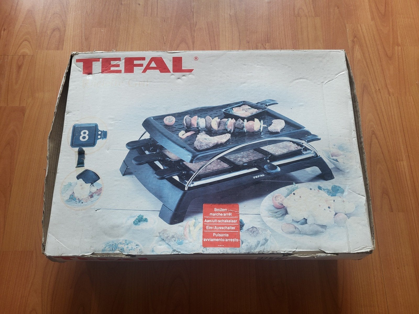 Tefal Gourmetstel Raclette Grill 8 personen, Ophalen of Verzenden, Nieuw