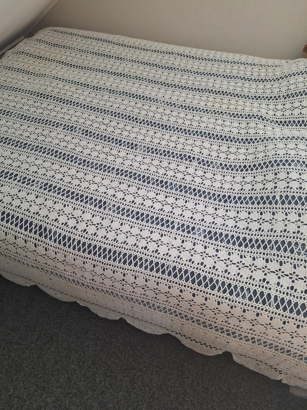 Gehaakt sprei voor bed 160X200, Ophalen of Verzenden, Tweepersoons