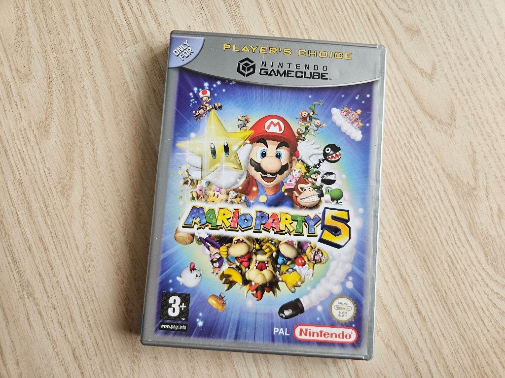 Mario Party 5 (Nintendo GameCube) - Player's Choice / CIB, Spelcomputers en Games, Gebruikt, Overige genres, 1 speler, Ophalen of Verzenden