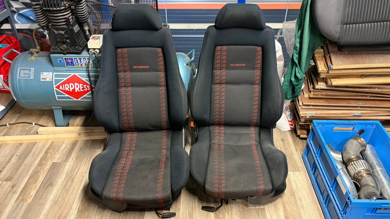 Recaro Golf 3 Gti Edition stoelen zetels, Auto-onderdelen, Ophalen, Gebruikt, Audi