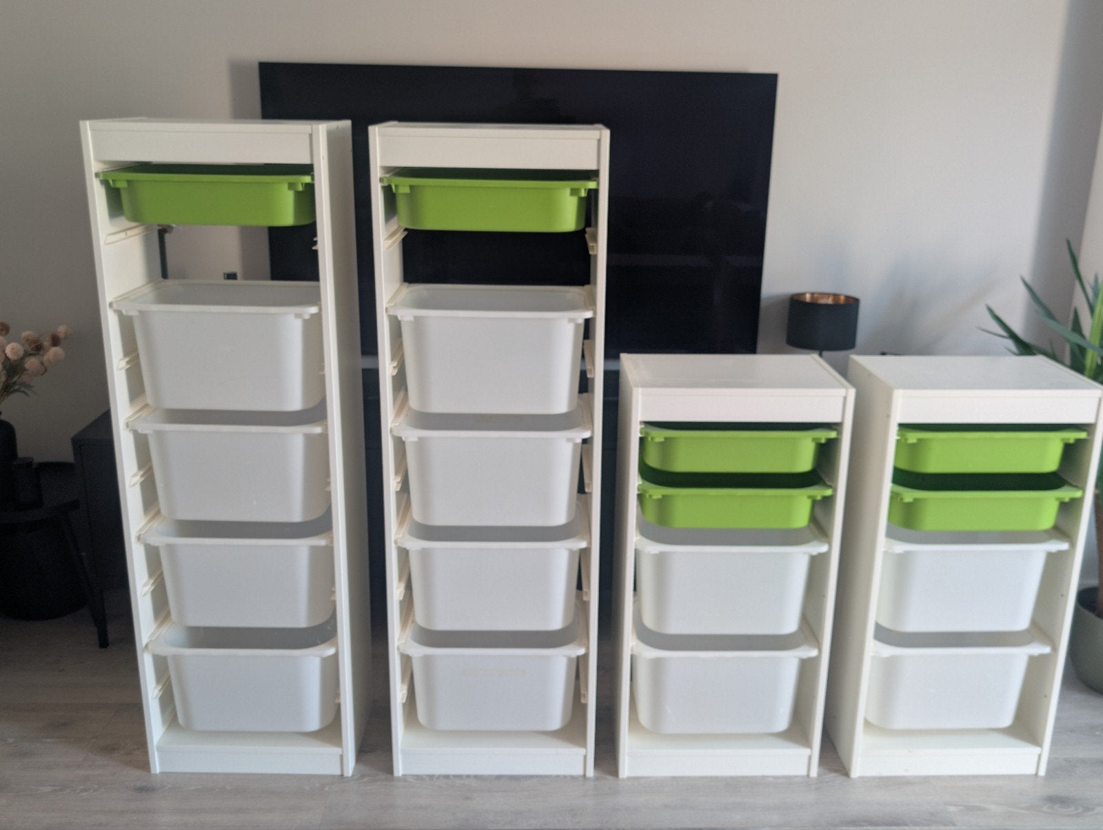 IKEA Trofast opbergkasten met bakken (4 stuks), Ophalen, Gebruikt
