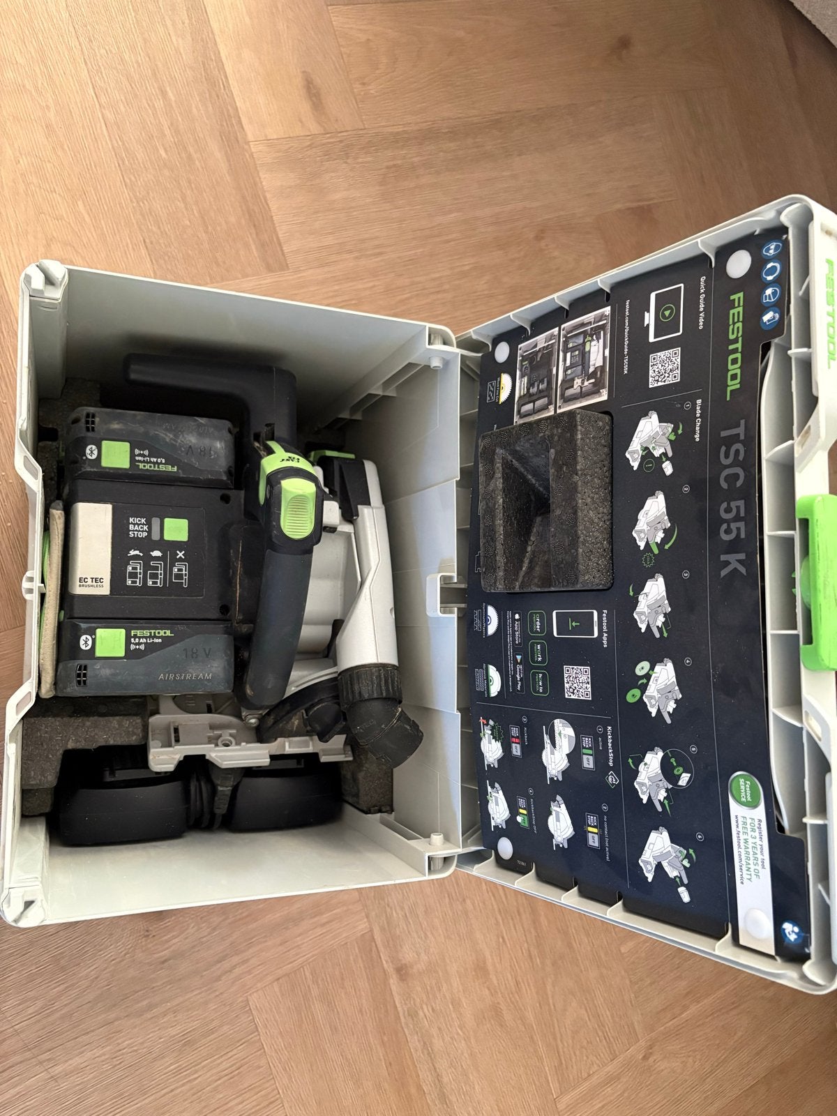 Festool machines op accu, Ophalen, Gebruikt, Invalzaag, 70 mm of meer