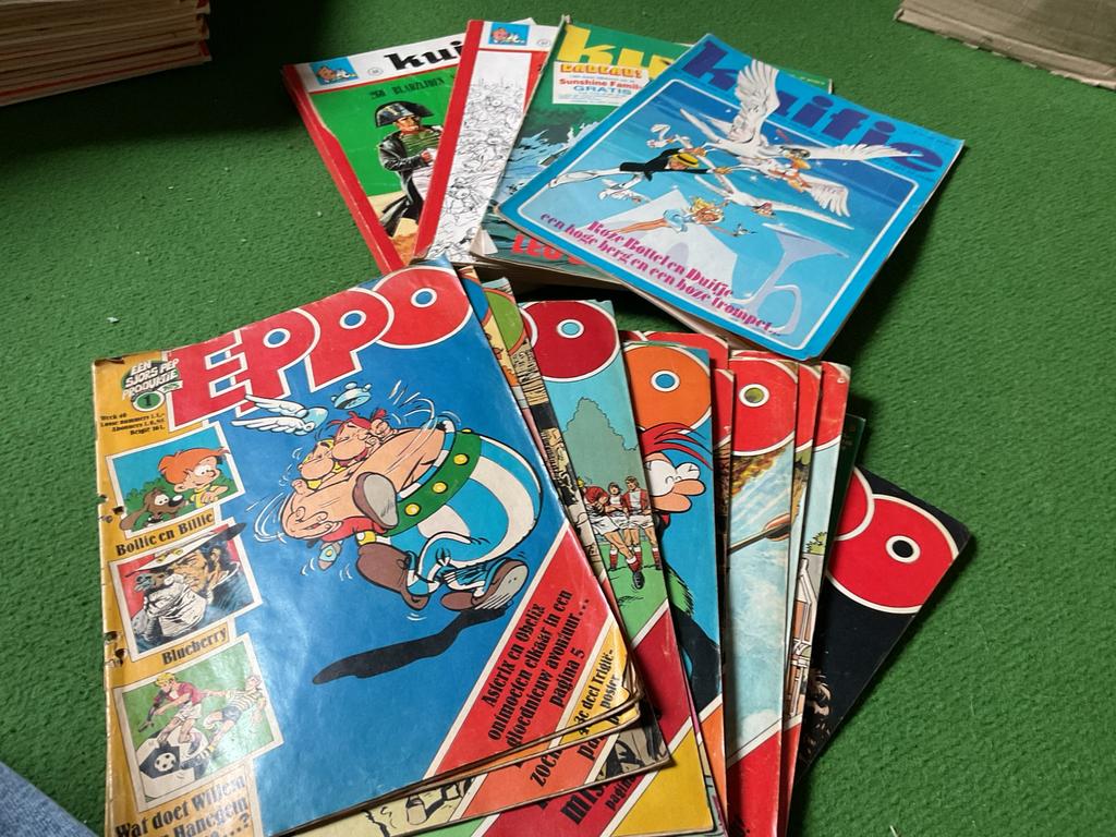 Strippakket Eppo en Kuifje, Boeken, Complete serie of reeks, Ophalen of Verzenden, Gelezen, Europa