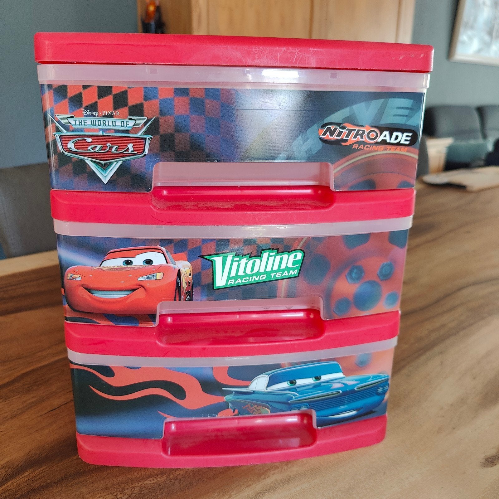 Curver ladekastje met 3 lades, A4 formaat, Cars thema, Kinderen en Baby's, Ophalen of Verzenden, Overige typen