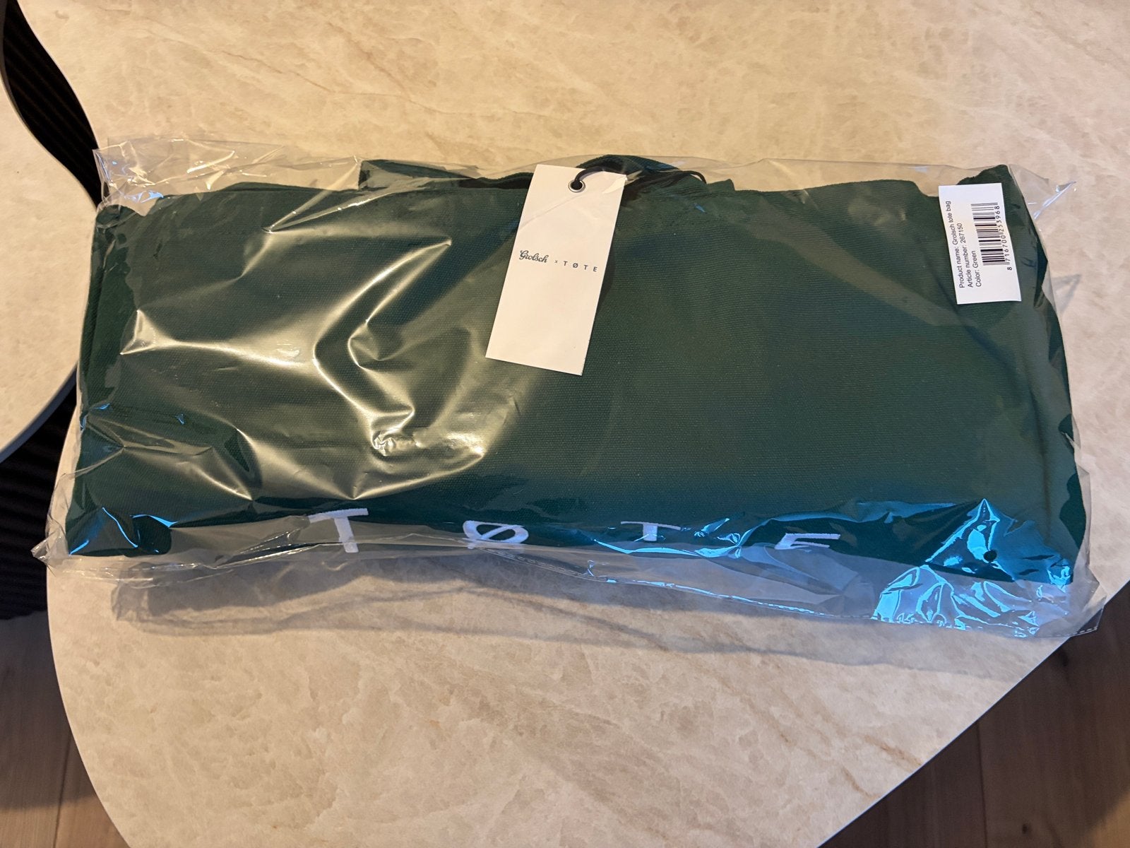 Grolsch x TØTE tas - Nieuw, Ophalen of Verzenden, Nieuw, Groen, Shopper