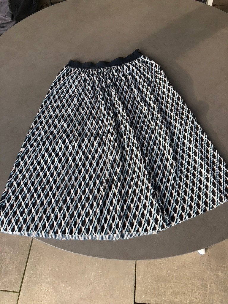 Blauwe Sissy-Boy plissé rok, maat M, Maat 38/40 (M), Sissy-Boy, Zo goed als nieuw, Onder de knie