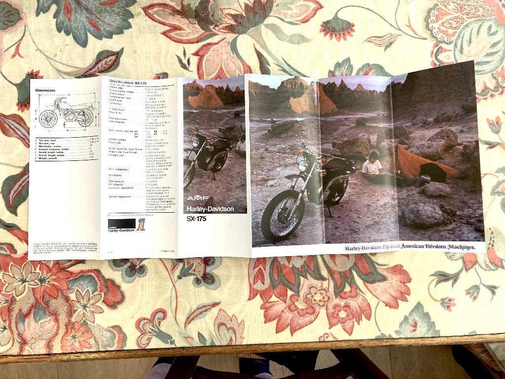 harley davidson brochure, Ophalen of Verzenden, Harley-Davidson of Buell