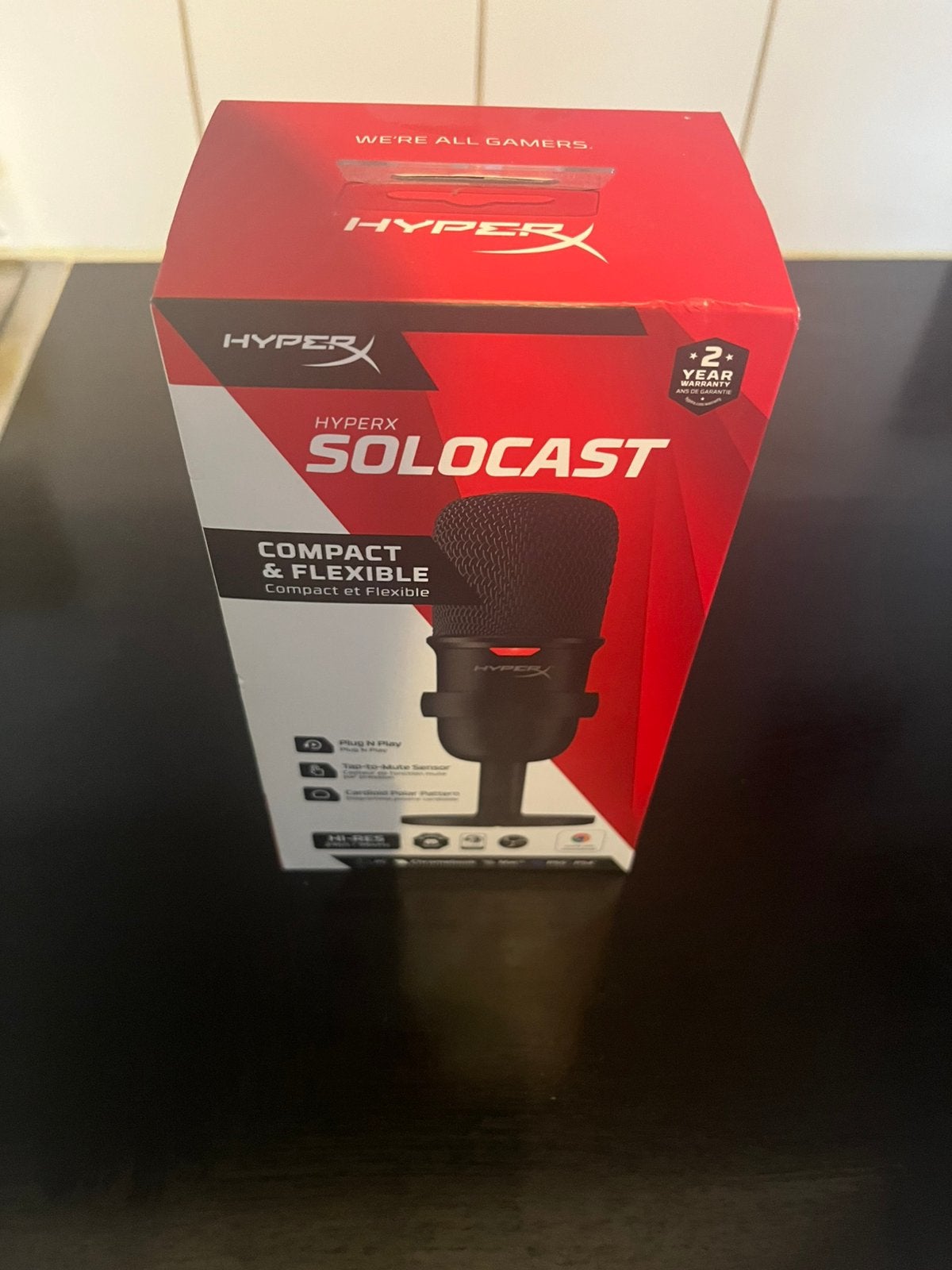 Microfoon HyperX Solocast, Ophalen of Verzenden, Zo goed als nieuw