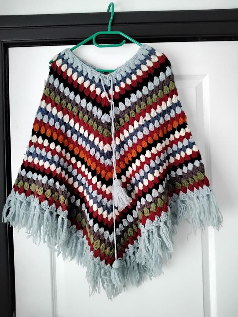 Hippie poncho, all sizes, Kleding | Dames, Hippie, Ophalen of Verzenden, Zo goed als nieuw