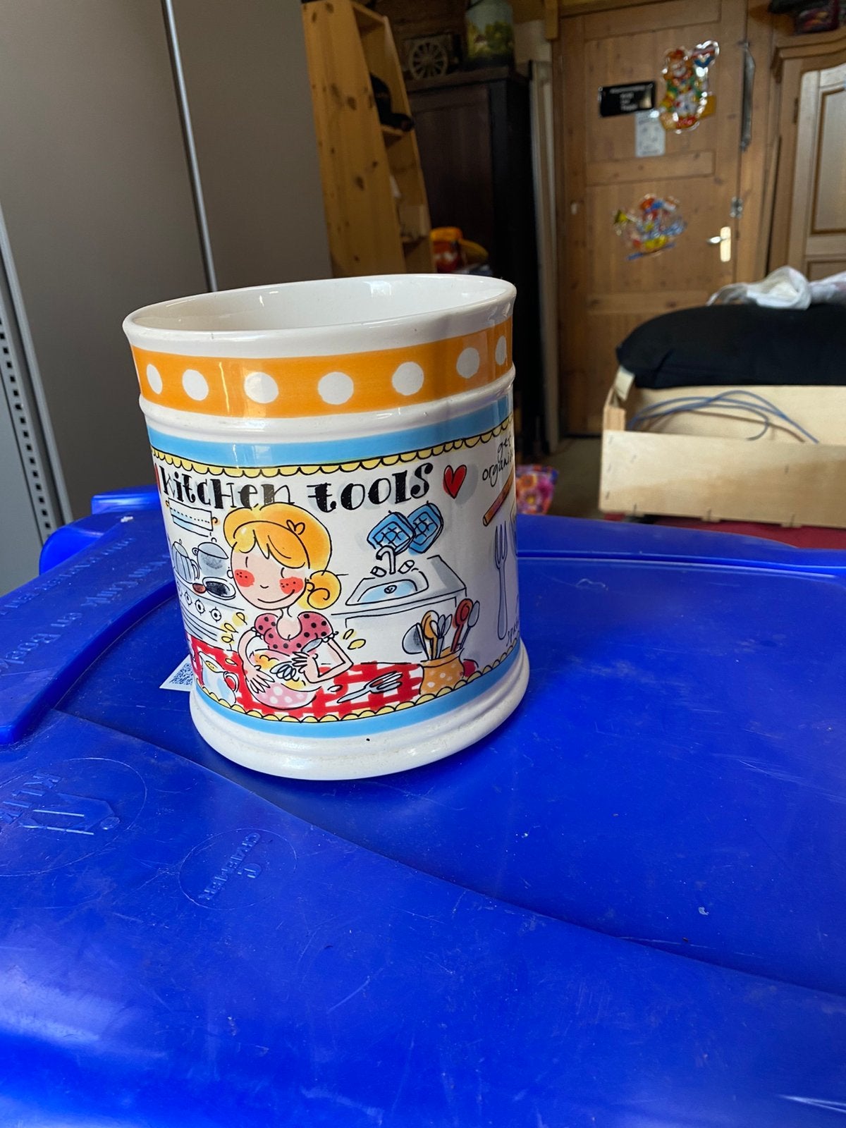 Snoep pot Amsterdam blond, Huis en Inrichting, Ophalen, Zo goed als nieuw, Aardewerk, Overige typen