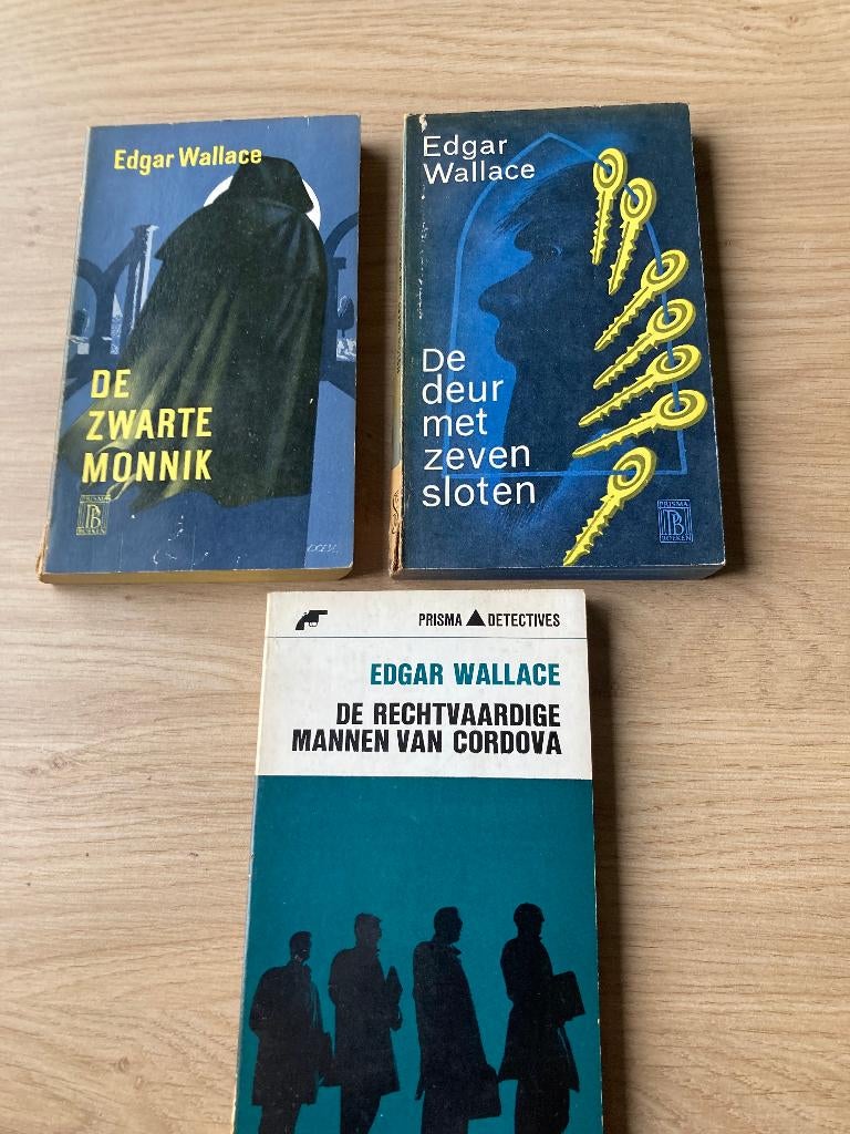 3 boeken Edgar Wallace, Boeken, Detectives, Ophalen of Verzenden, Gelezen