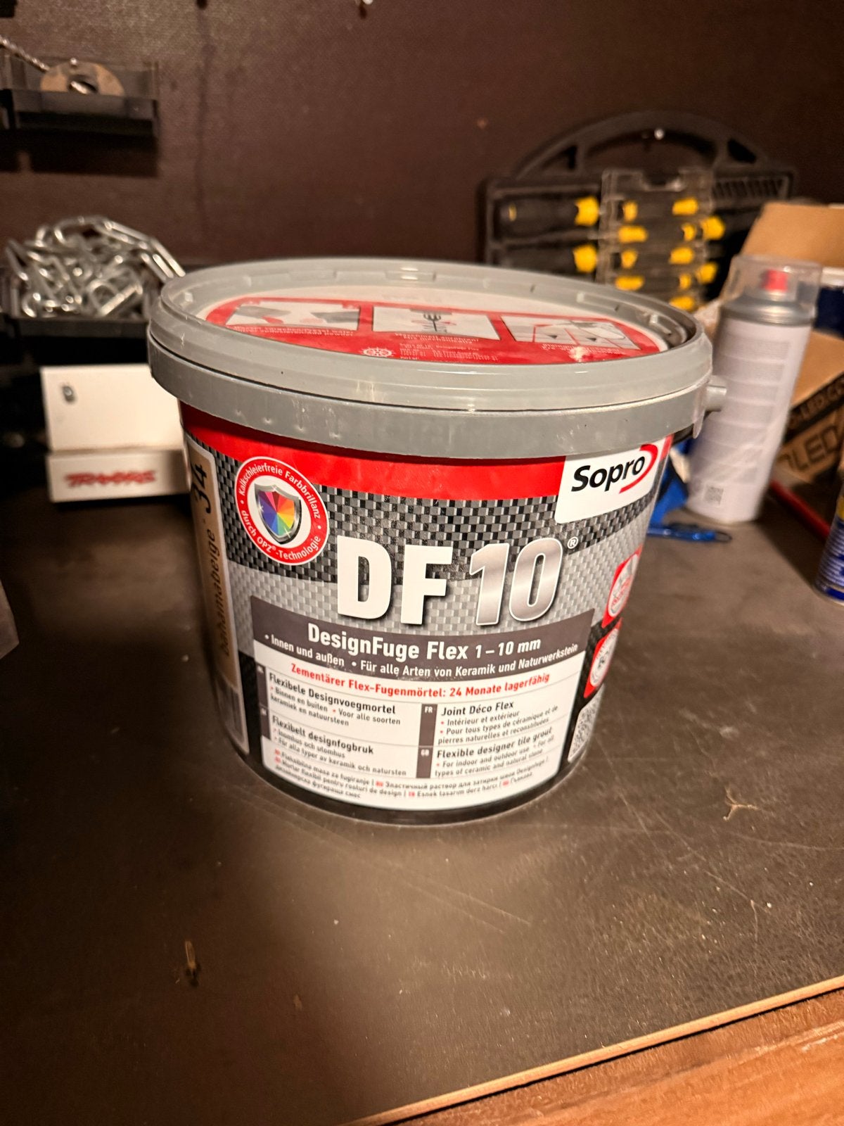 Sopro DF10 DesignFuge Flex - Bahamabeige (ca. 2,5 kg), Doe-het-zelf en Verbouw, Ophalen, Gebruikt, Keramiek, Vloertegels