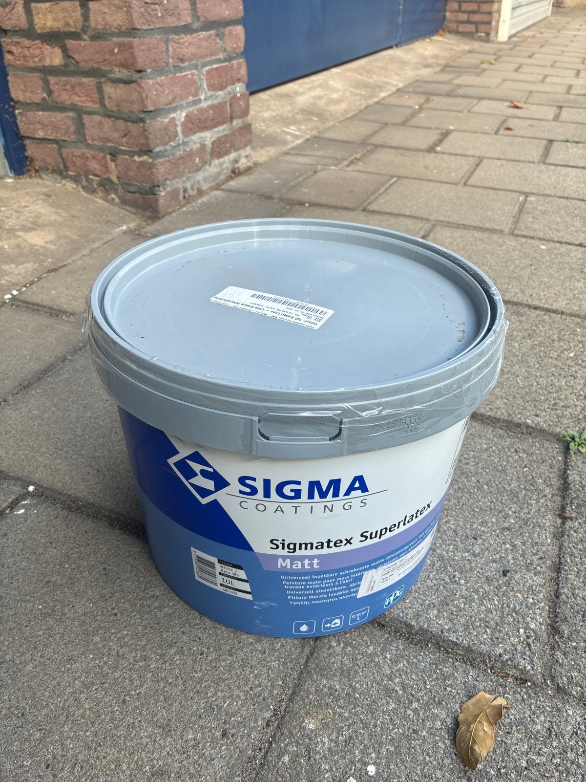 Sigmatex Superlatex Matt 10L - Little Greene 105 Slaked Lime, Overige kleuren, Nieuw, Ophalen of Verzenden, Verf