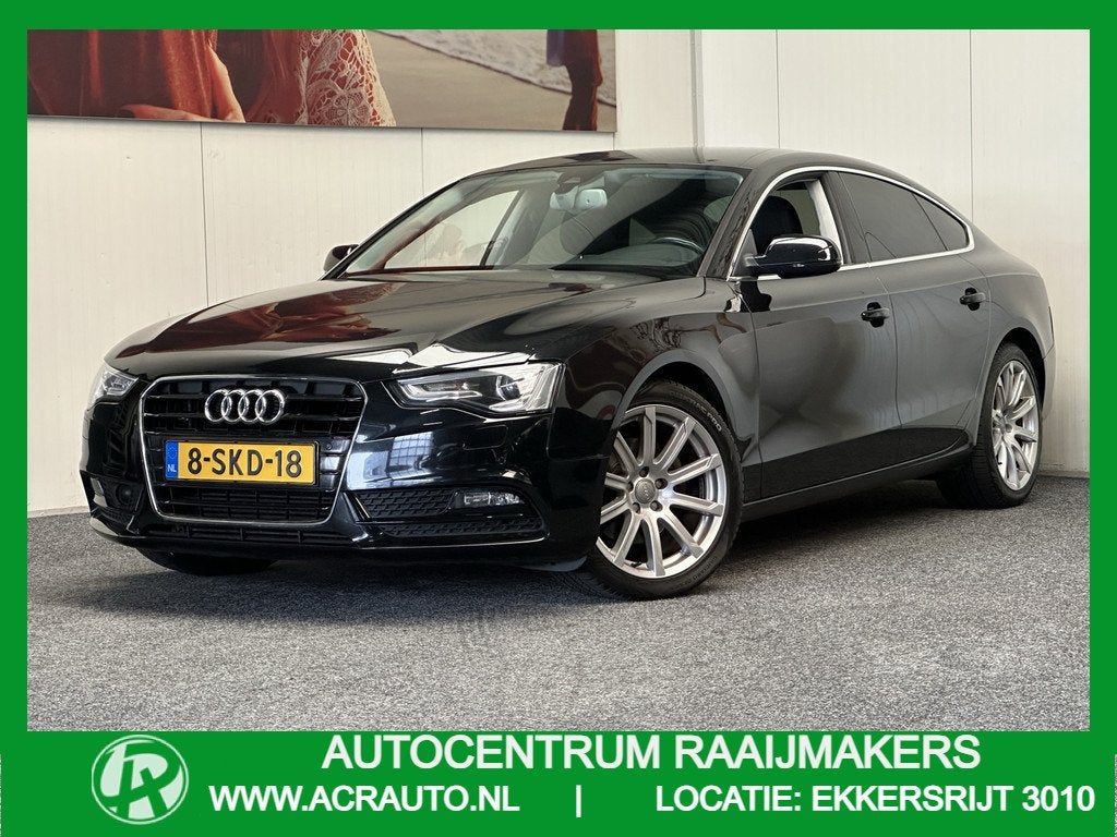 Audi A5 SPORTBACK 1.8 TFSI BUSINESS EDITION NAVIGATIE ADAPTI, Stof, Gebruikt, 4 cilinders, 4 stoelen