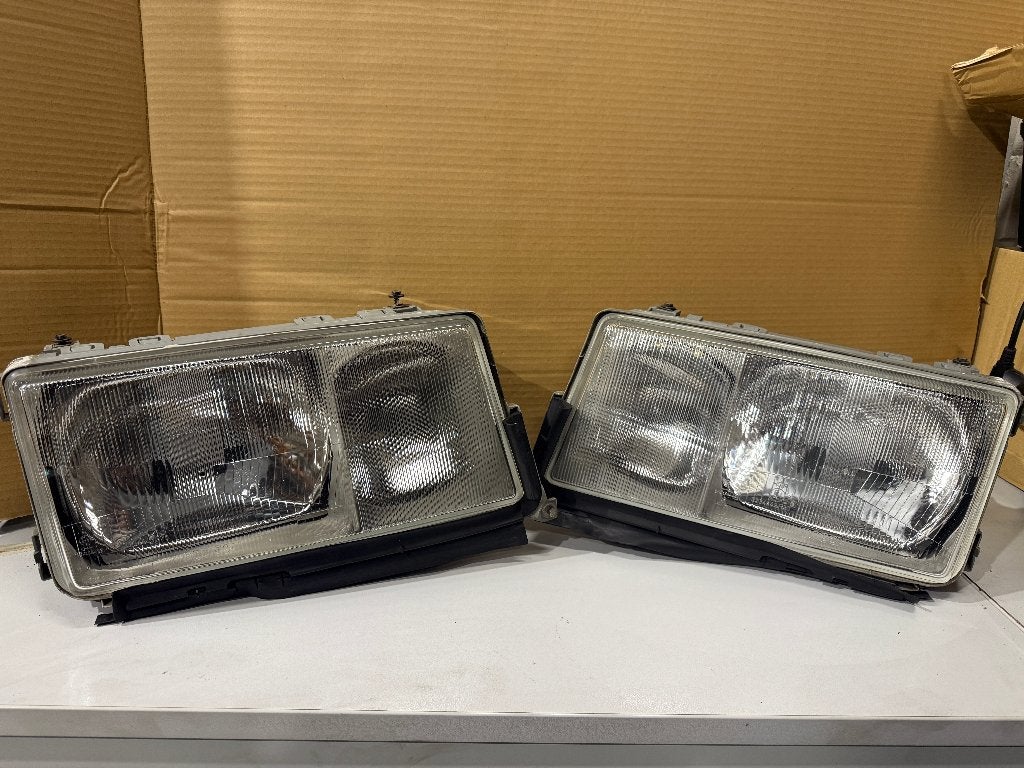 Voorlampen / koplampen Mercedes-Benz W201 190E ( Set ), Ophalen of Verzenden, Mercedes-Benz
