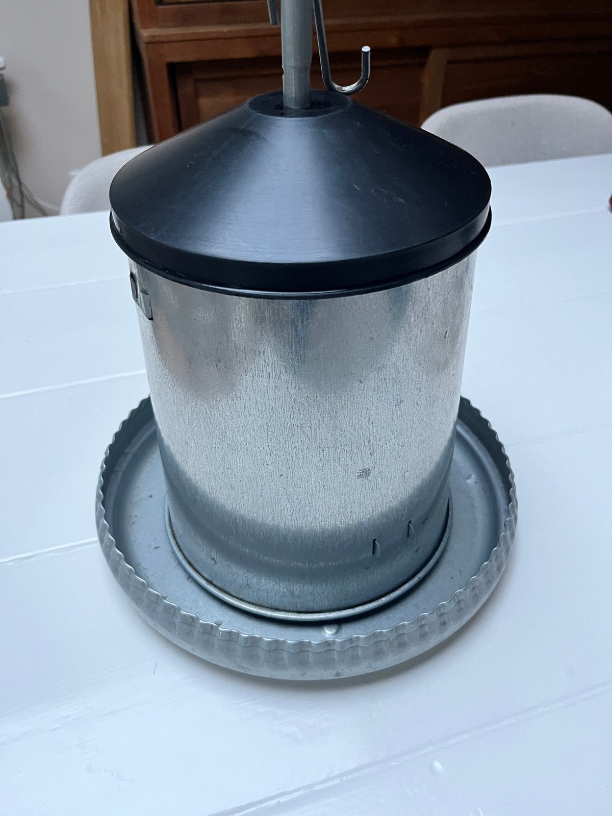 Voersilo voor kippen, Dieren en Toebehoren, Ophalen of Verzenden, Zo goed als nieuw, Drinken en Voederen