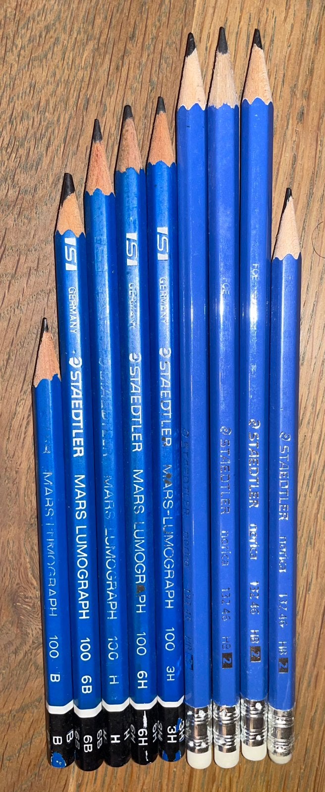Staedtler staedler mars lumograph norica potlood potloden hb, Ophalen of Verzenden, Zo goed als nieuw, Potlood of Stift