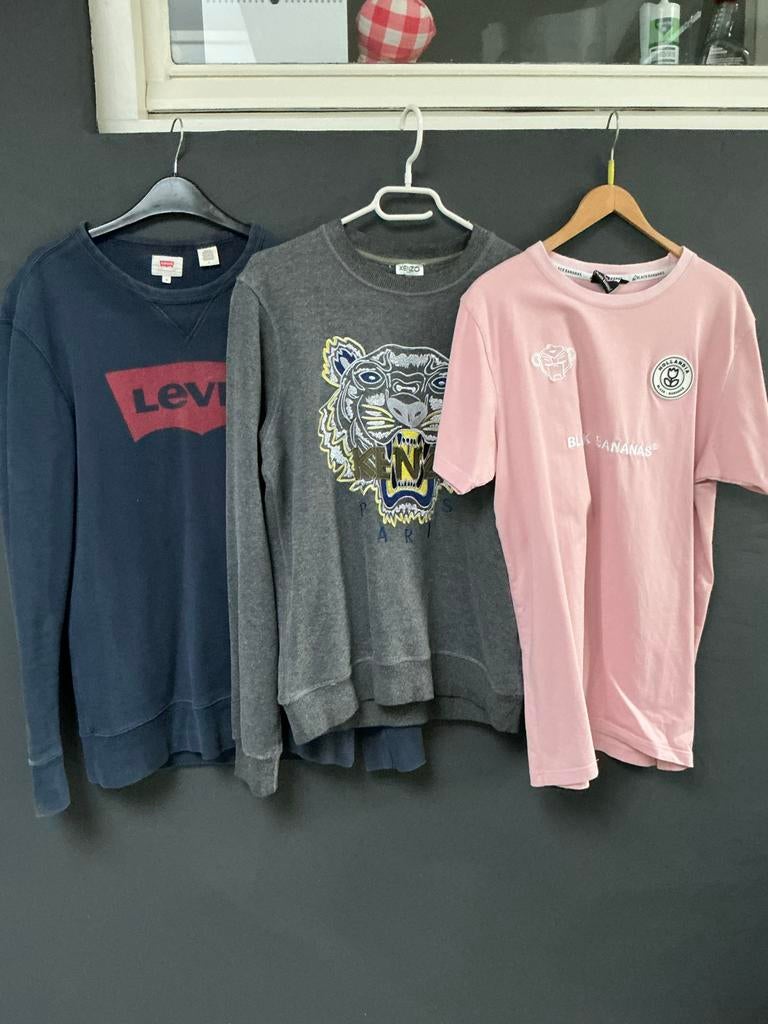 Diverse Herenkleding Bundel: Sweaters & T-shirts, Ophalen of Verzenden, Gedragen, Overige maten, Overige kleuren