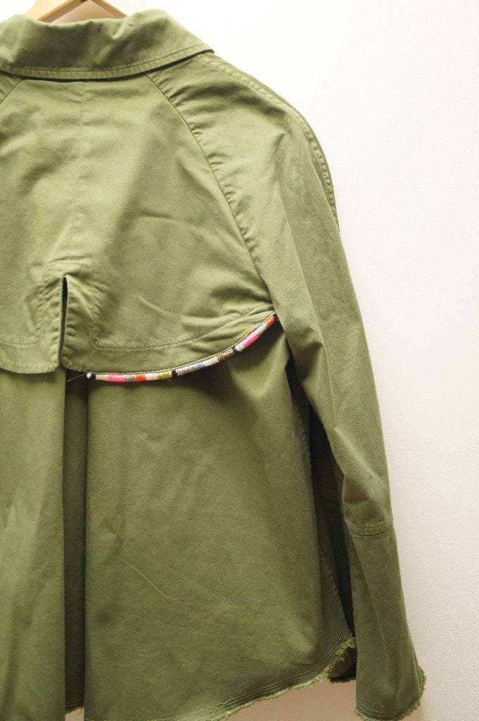 BAZAR DELUXE Jas Maat 36-38, Verzenden, Zo goed als nieuw, Maat 36 (S), Groen