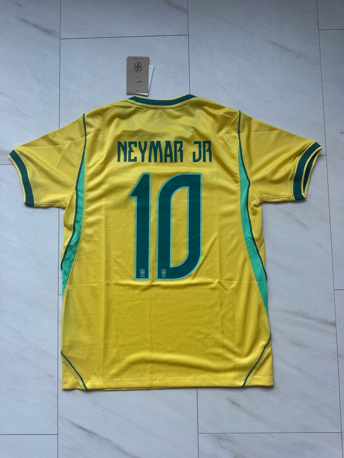 Brazilië Thuisshirt Neymar Jr #10 - Maat S, Maat S, Ophalen of Verzenden, Nieuw, Shirt