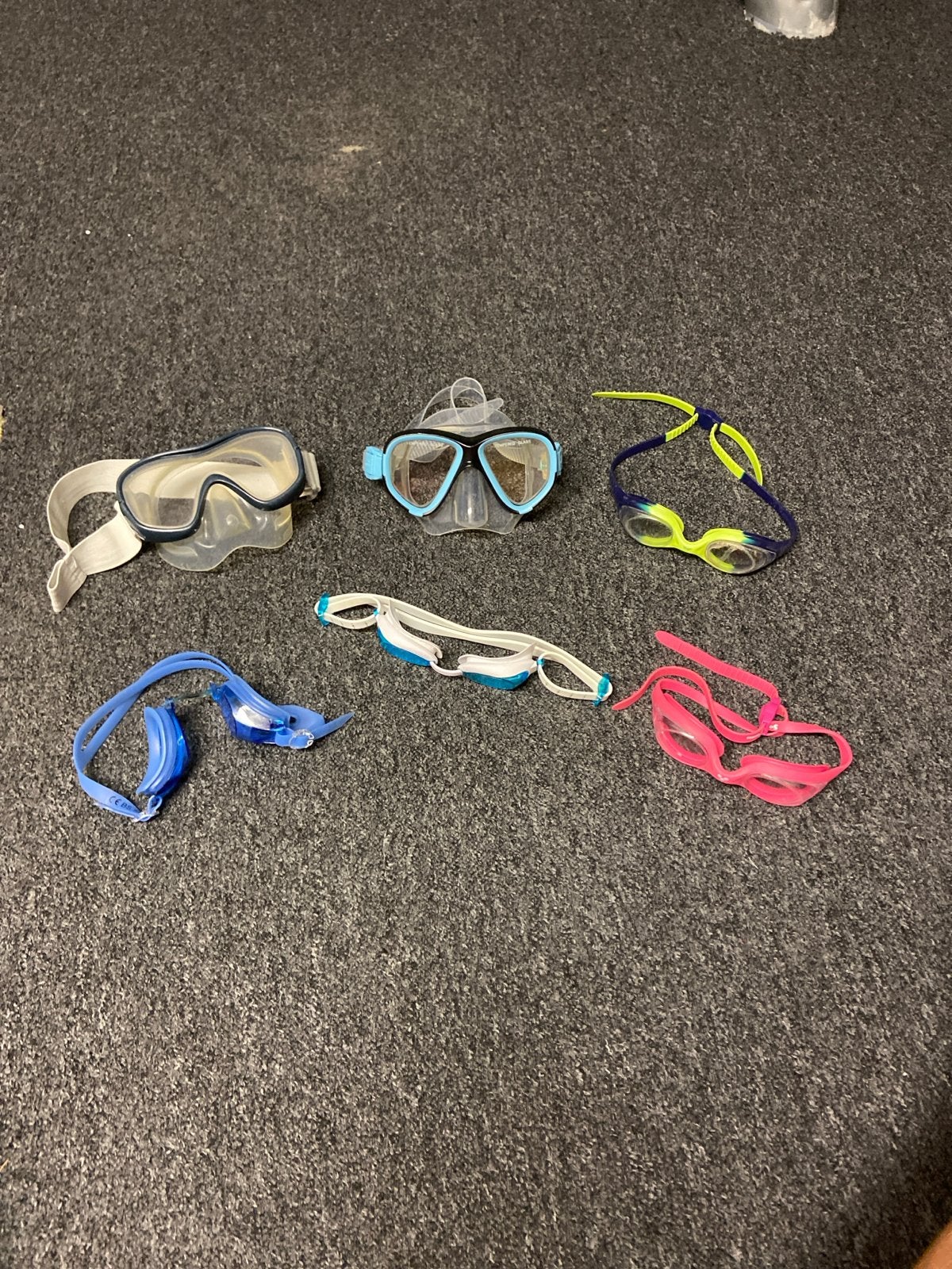 Duikbrillen en Zwembrillen Set - Diverse Kleuren, Ophalen of Verzenden, Gebruikt, Duikbril of Snorkel