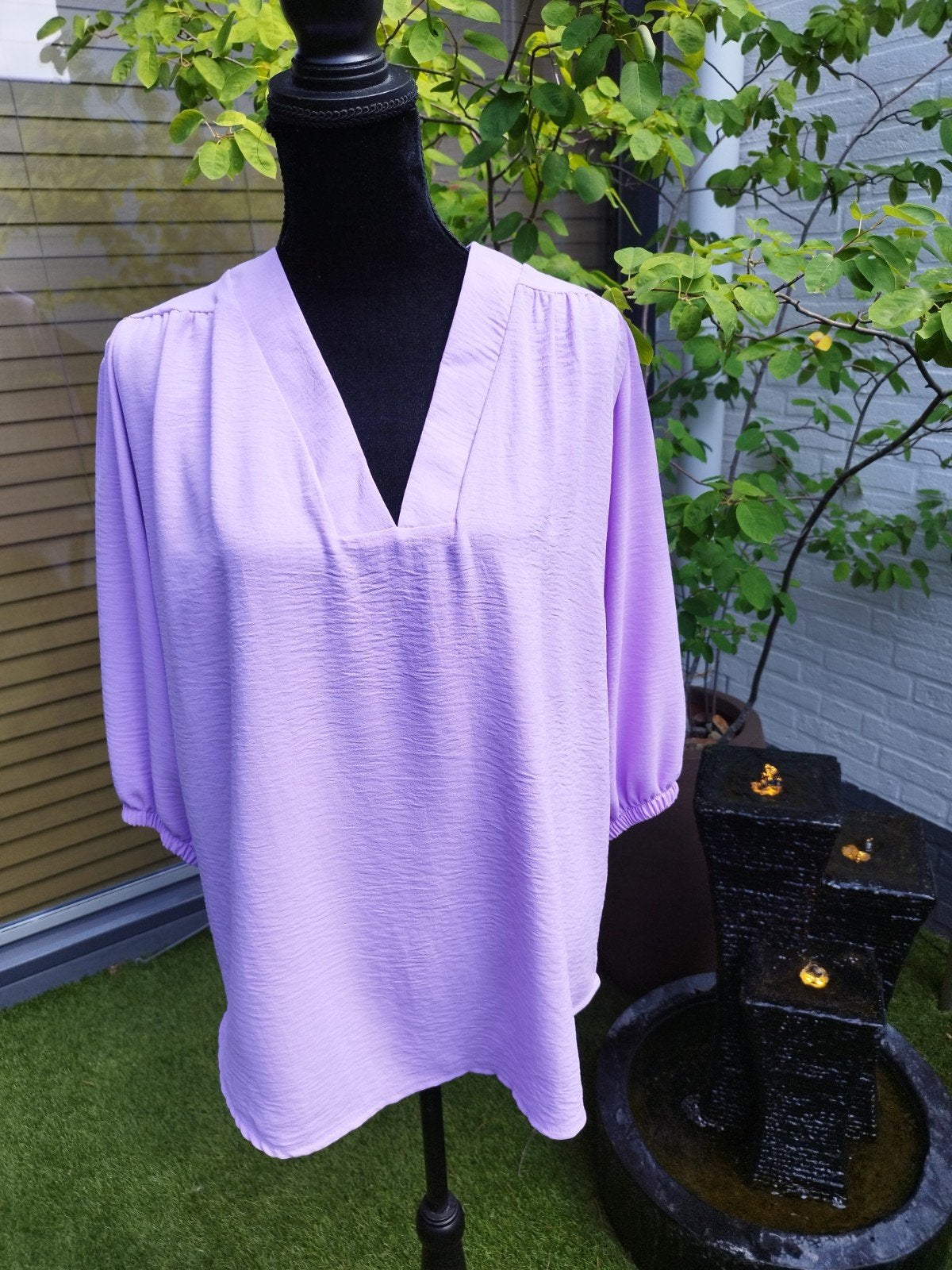 Nieuw lila tuniek shirt one size 44/46 tot 46/48, Kleding | Dames, Ophalen of Verzenden, Nieuw, Maat 46/48 (XL) of groter, Paars