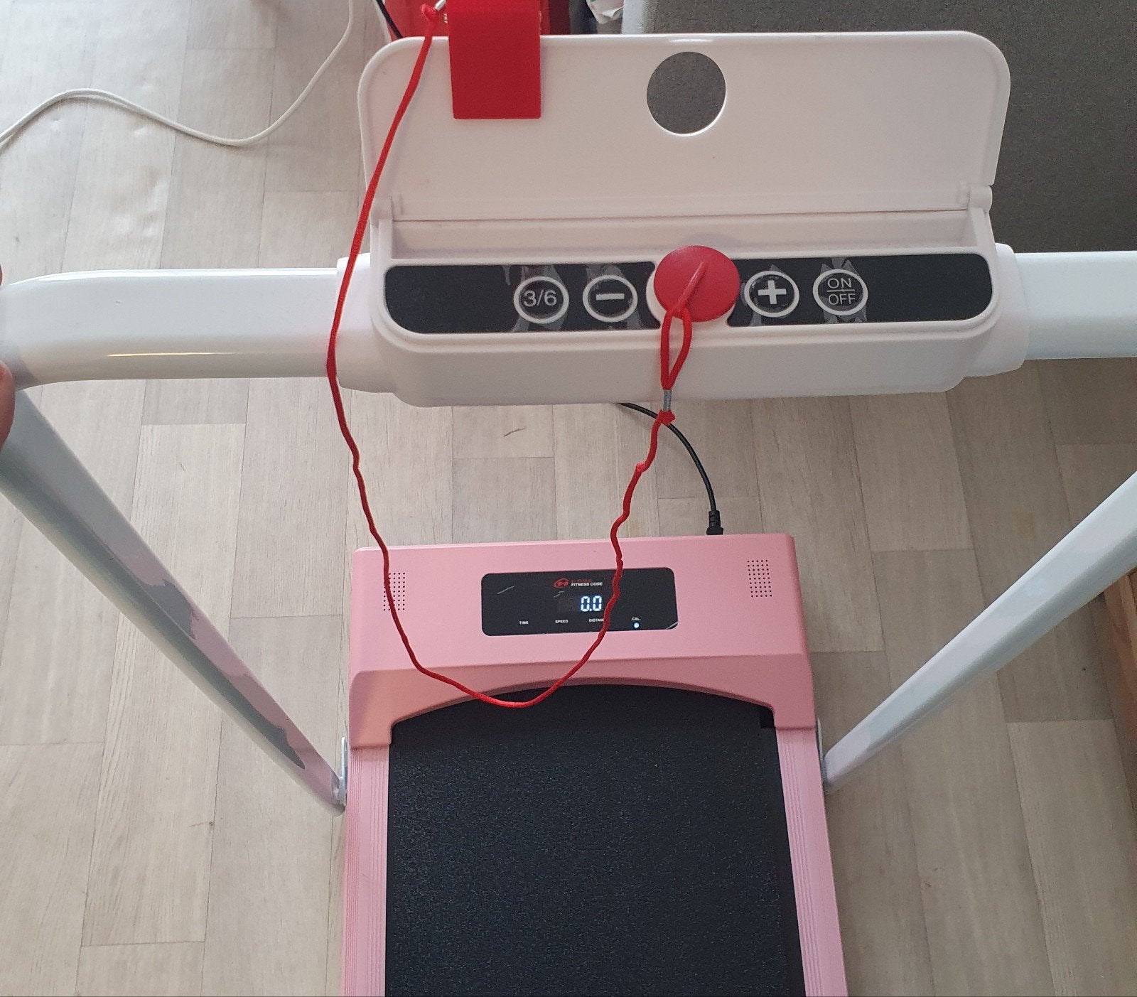 Loopband Home Fitness Code roze, Sport en Fitness, Ophalen, Gebruikt, Loopband