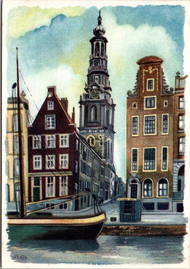 Amsterdam Zuiderkerk - 16 ansichtkaarten, Verzenden, 1960 tot 1980, Ongelopen, Noord-Holland