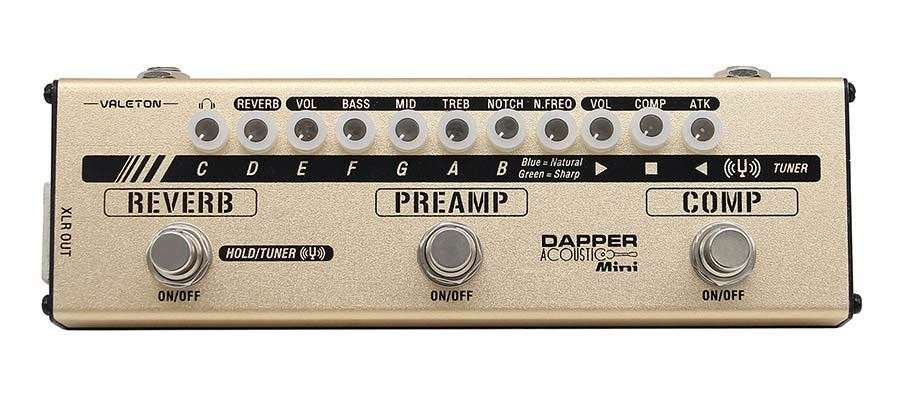 Valeton Dapper Acoustic Mini multi-effect pedaal, ., Nieuw, Ophalen of Verzenden, Multi-effect