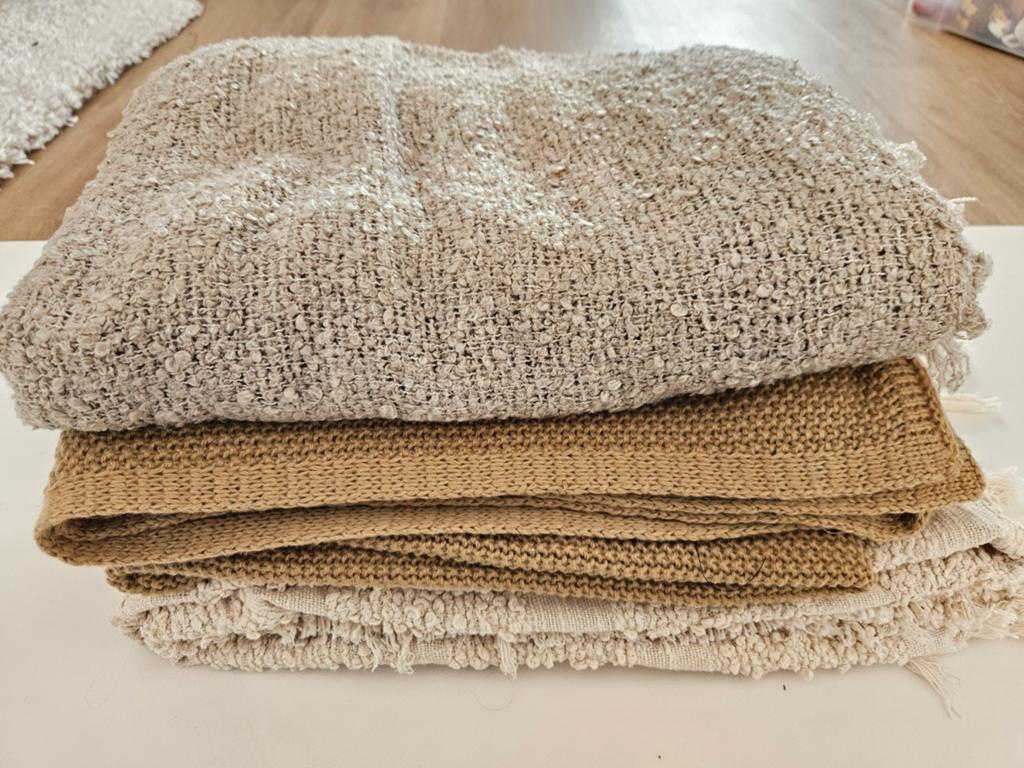 3 x plaid van Ikea, zgan, Ophalen of Verzenden, Zo goed als nieuw