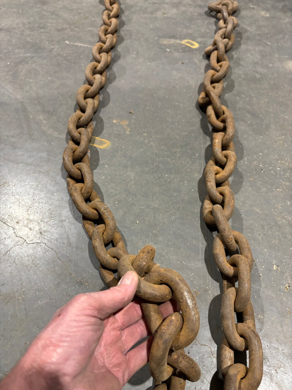 Zware stalen ketting - 3 meter lang, Ophalen, Gebruikt