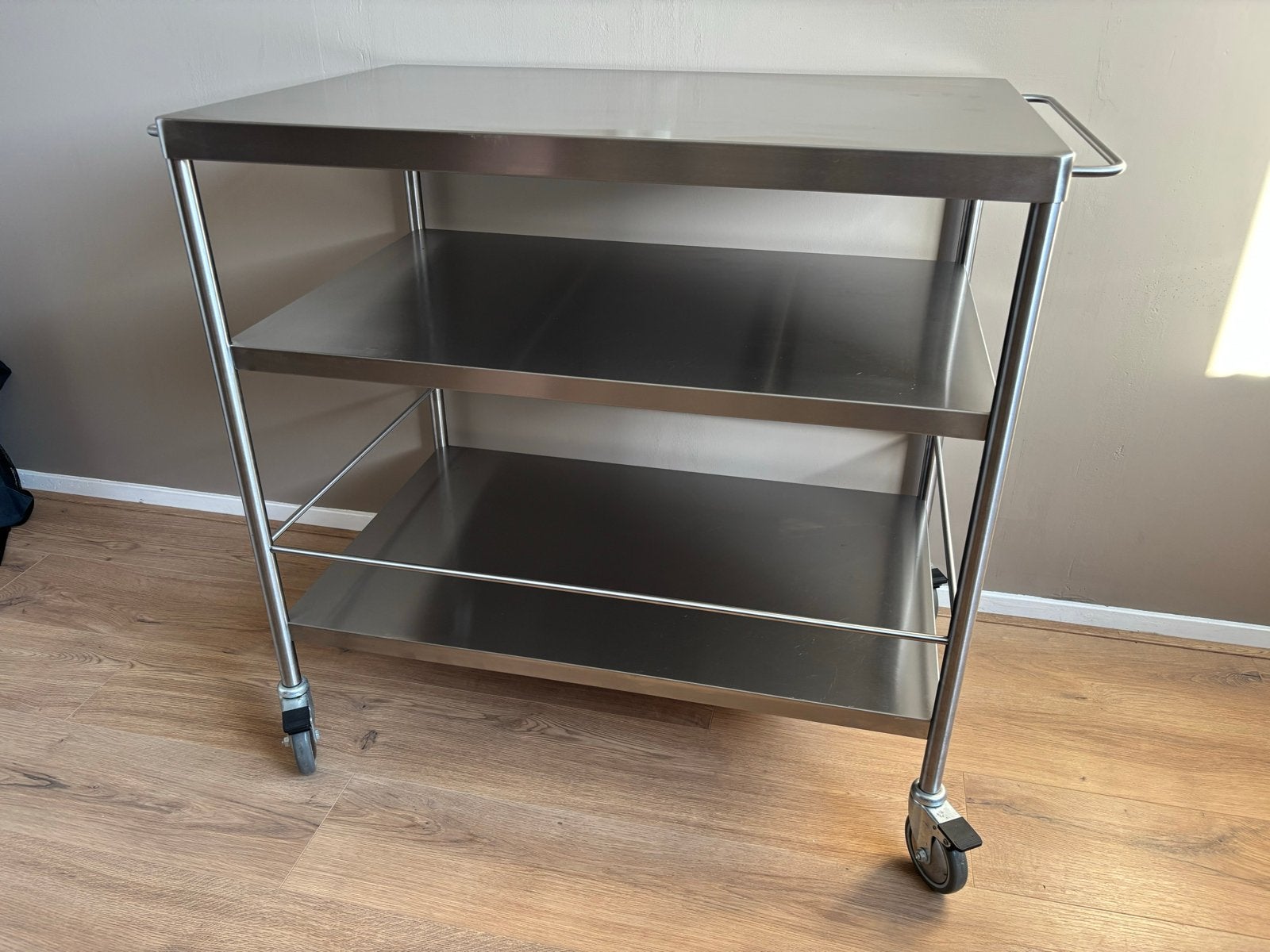 IKEA FLYTTA RVS trolley, Huis en Inrichting, Ophalen, Gebruikt