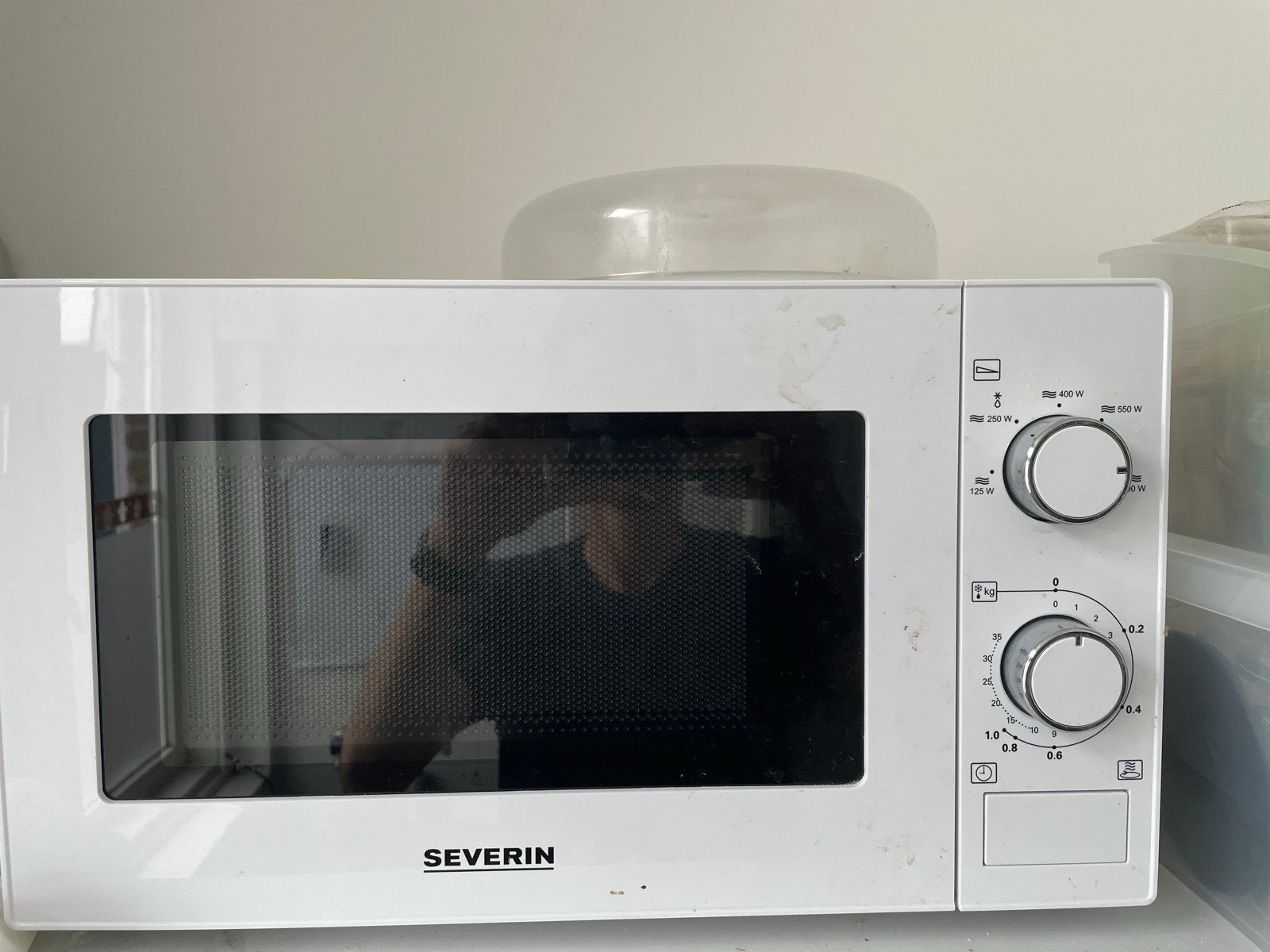 Severin MW 7770 Magnetron - Wit, 700W, Ophalen, Gebruikt, Magnetron, Draaiplateau