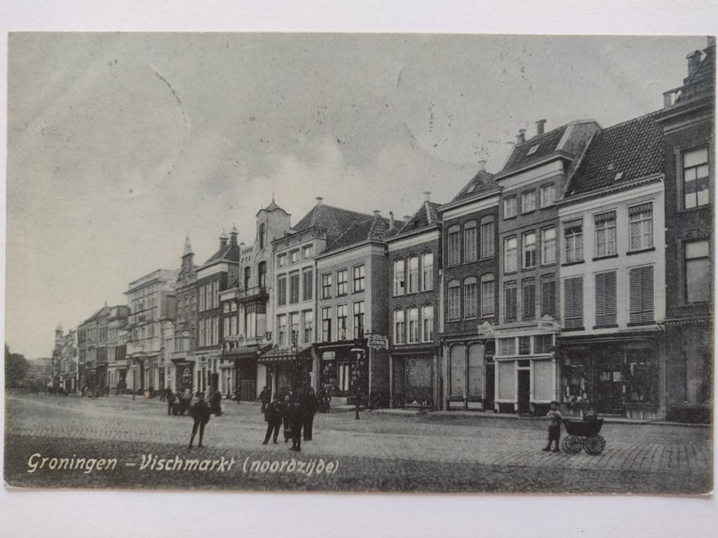 X1612 Groningen 1906 naar Hoorn, Ophalen of Verzenden, Voor 1920, Noord-Holland