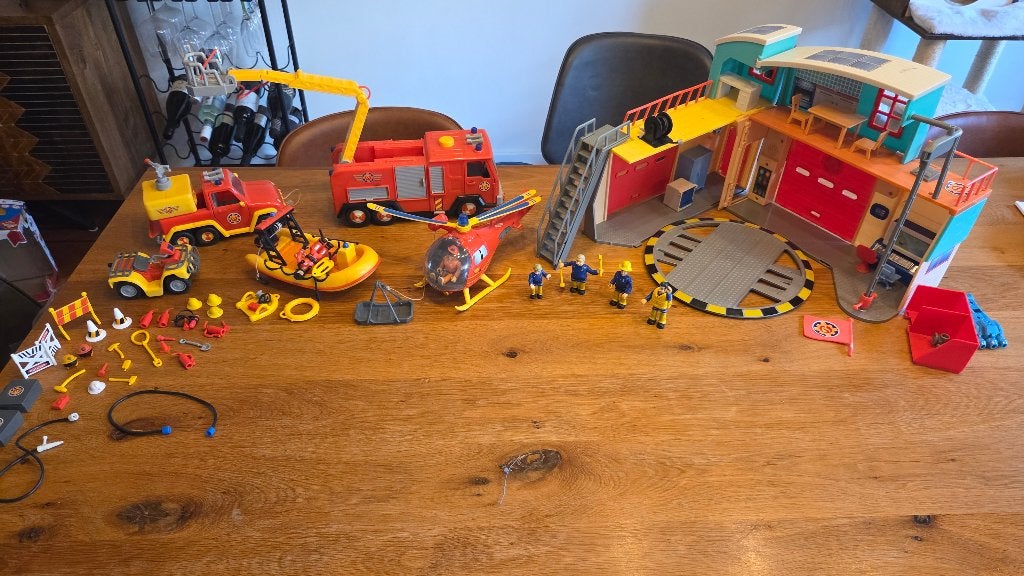 Brandweerman Sam grote Set, Ophalen, Gebruikt