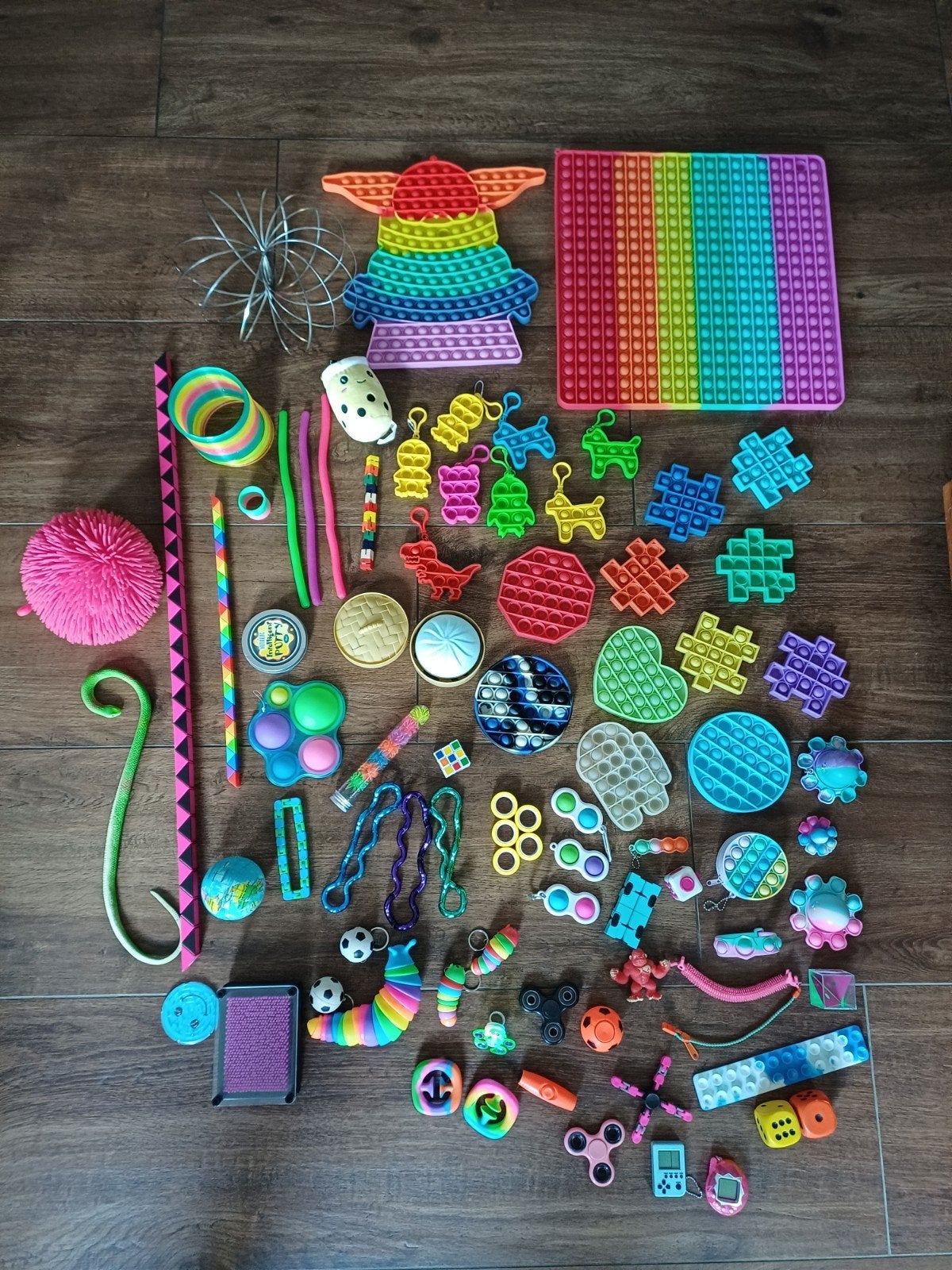 Grote collectie fidget toys, pop-its en meer, Ophalen of Verzenden, Jongen of Meisje